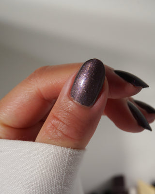 Image provided for Bee's Knees by a paid swatcher featuring the nail polish " Knight, Knave, Optimist "