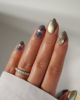 Image provided for Bee's Knees by a paid swatcher featuring the nail polish " There is Nothing But Stone "