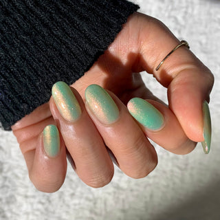 Image provided for Bee's Knees by a paid swatcher featuring the nail polish " I Will Be Your Undoing "