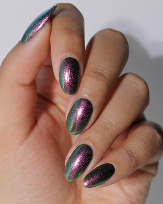 Image provided for Bee's Knees by a paid swatcher featuring the nail polish " I Would Demand a Companion "