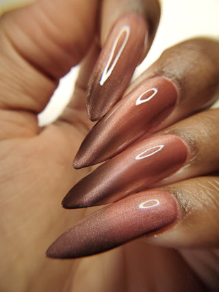 Image provided for Bee's Knees by a paid swatcher featuring the nail polish " She is Gone and I Long to Follow "