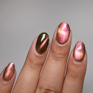 Image provided for Bee's Knees by a paid swatcher featuring the nail polish " I'm Nobody "