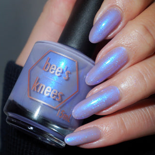 Image provided for Bee's Knees by a paid swatcher featuring the nail polish " I'm Your Motherf✨cking Executioner "