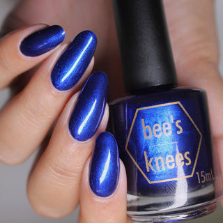 Image provided for Bee's Knees by a paid swatcher featuring the nail polish " Immortality "