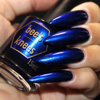 Image provided for Bee's Knees by a paid swatcher featuring the nail polish " Immortality "