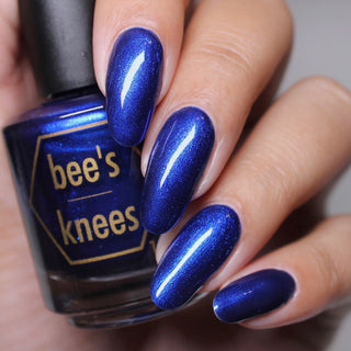 Image provided for Bee's Knees by a paid swatcher featuring the nail polish " Immortality "