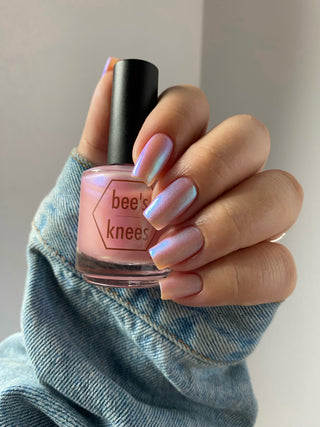 Image provided for Bee's Knees by a paid swatcher featuring the nail polish " Infinite Endings "