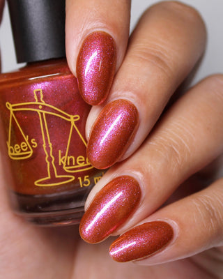 Image provided for Bee's Knees by a paid swatcher featuring the nail polish " It Would Always be Enough "