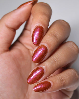 Image provided for Bee's Knees by a paid swatcher featuring the nail polish " It Would Always be Enough "