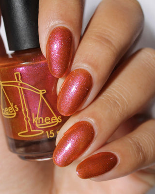 Image provided for Bee's Knees by a paid swatcher featuring the nail polish " It Would Always be Enough "