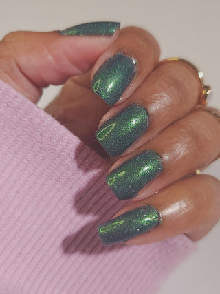 Image provided for Bee's Knees by a paid swatcher featuring the nail polish " Ascension "