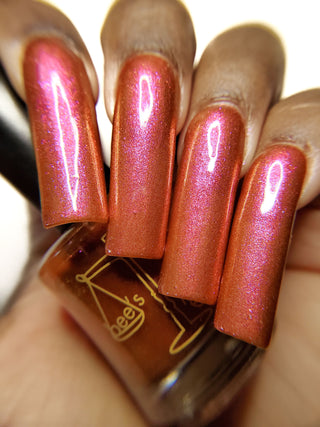 Image provided for Bee's Knees by a paid swatcher featuring the nail polish " It Would Always be Enough "