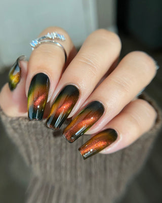 Image provided for Bee's Knees by a paid swatcher featuring the nail polish " Lease is Up "