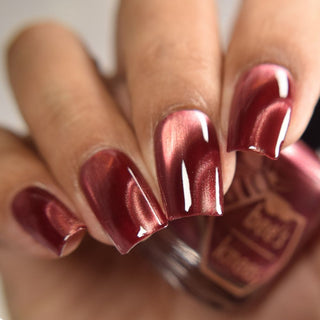 Image provided for Bee's Knees by a paid swatcher featuring the nail polish " Mother was Mine "