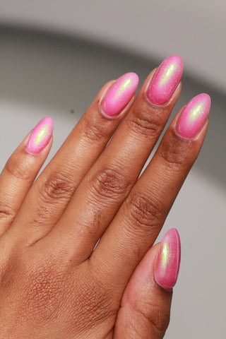 Image provided for Bee's Knees by a paid swatcher featuring the nail polish " Lamentation "