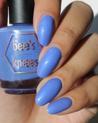 Image provided for Bee's Knees by a paid swatcher featuring the nail polish " Let's See the Stars "
