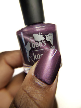 Image provided for Bee's Knees by a paid swatcher featuring the nail polish " Permit Me "