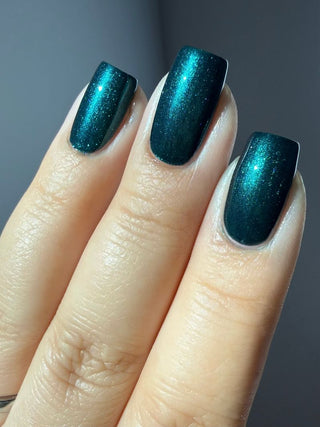 Image provided for Bee's Knees by a paid swatcher featuring the nail polish " Entirely Bewitching but so Odd "