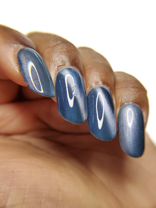 Image provided for Bee's Knees by a paid swatcher featuring the nail polish " Your Dream is at an End "