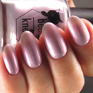 Image provided for Bee's Knees by a paid swatcher featuring the nail polish " My Little Miscreant "