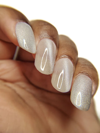 Image provided for Bee's Knees by a paid swatcher featuring the nail polish " And Yet "
