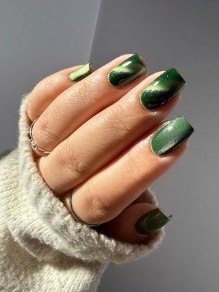 Image provided for Bee's Knees by a paid swatcher featuring the nail polish " Believing Something does not Make it True "