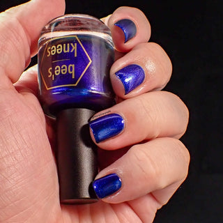 Image provided for Bee's Knees by a paid swatcher featuring the nail polish " You're Making Us Look Bad "