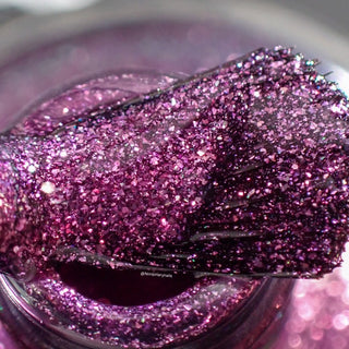 Image provided for Bee's Knees by a paid swatcher featuring the nail polish " Nevermore "