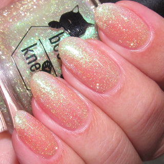 Image provided for Bee's Knees by a paid swatcher featuring the nail polish " Judgy Carlisle "