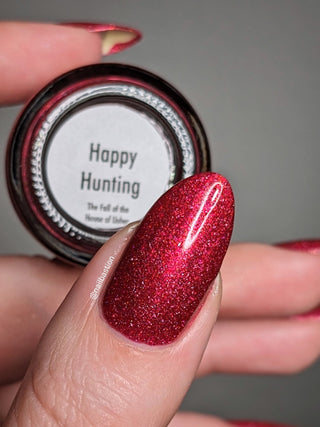 Image provided for Bee's Knees by a paid swatcher featuring the nail polish " Happy Hunting "