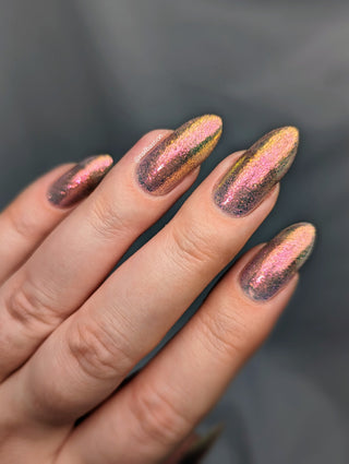 Image provided for Bee's Knees by a paid swatcher featuring the nail polish " Bewitched "