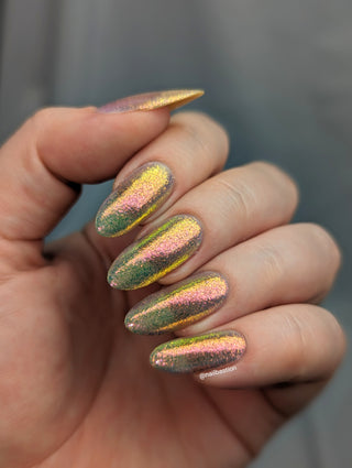 Image provided for Bee's Knees by a paid swatcher featuring the nail polish " Bewitched "