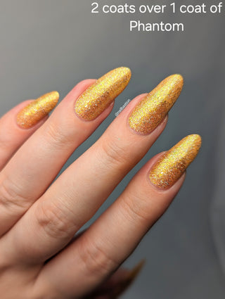 Image provided for Bee's Knees by a paid swatcher featuring the nail polish " The Golden Path "