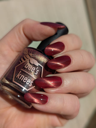 Image provided for Bee's Knees by a paid swatcher featuring the nail polish " Mother was Mine "