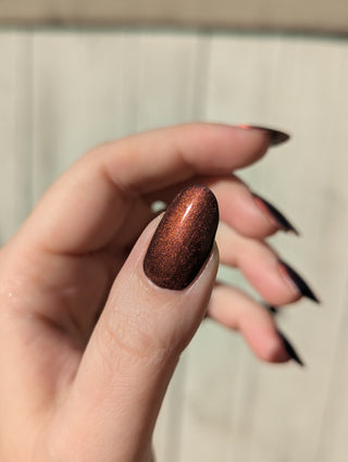 Image provided for Bee's Knees by a paid swatcher featuring the nail polish " That Word Means Everything to Him "