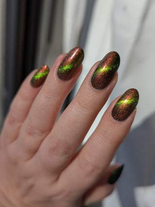 Image provided for Bee's Knees by a paid swatcher featuring the nail polish " Please Always Helps "