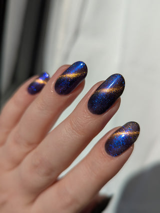 Image provided for Bee's Knees by a paid swatcher featuring the nail polish " It Doesn't Know Any Better, But You Do "