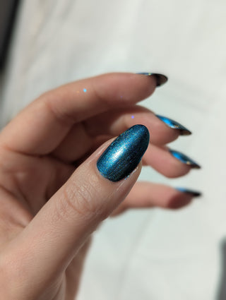 Image provided for Bee's Knees by a paid swatcher featuring the nail polish " I Will Change Your Destiny "