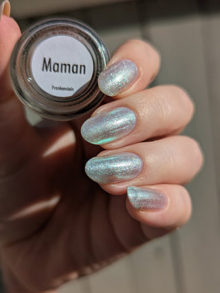 Image provided for Bee's Knees by a paid swatcher featuring the nail polish " Maman "