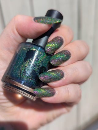 Image provided for Bee's Knees by a paid swatcher featuring the nail polish " Magiphilia "