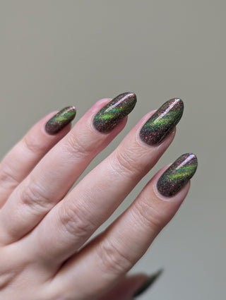 Image provided for Bee's Knees by a paid swatcher featuring the nail polish " Magiphilia "