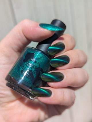 Image provided for Bee's Knees by a paid swatcher featuring the nail polish " This is Arkany "
