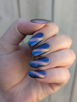 Image provided for Bee's Knees by a paid swatcher featuring the nail polish " Tether "