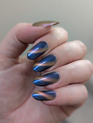 Image provided for Bee's Knees by a paid swatcher featuring the nail polish " Tether "