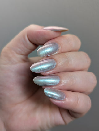 Image provided for Bee's Knees by a paid swatcher featuring the nail polish " My Little Miscreant "