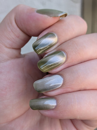 Image provided for Bee's Knees by a paid swatcher featuring the nail polish " Happy Tuesday "