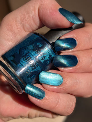 Image provided for Bee's Knees by a paid swatcher featuring the nail polish " I'm Tired of Starving "