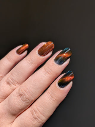 Image provided for Bee's Knees by a paid swatcher featuring the nail polish " Lease is Up "
