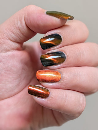 Image provided for Bee's Knees by a paid swatcher featuring the nail polish " Lease is Up "