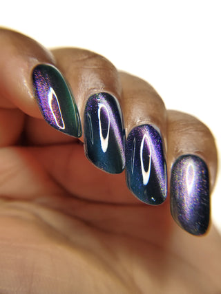 Image provided for Bee's Knees by a paid swatcher featuring the nail polish " Soon You Will Not Have to Drown "